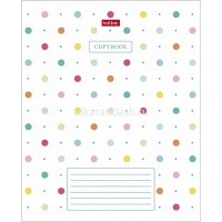 Тетрадь А5 24л клетка "Цветная геометрия" на скобе 5 дизайнов 24Т5В1/067766 от магазина "Карандаш"