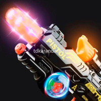 Пистолет 26,5х18,5см пластик (свет, звук) LT336081 от магазина "Карандаш"