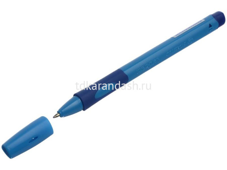Ручка шариковая для левшей 0,45мм синяя, голубой корпус 6318/1-10-41 F