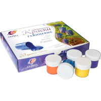 Краски акриловые 20 цветов 20мл глянцевые 31C 1995-08 от магазина "Карандаш"