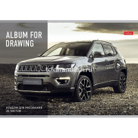 Альбом для рисования А4 20л "Внедорожники" на скобе 5 дизайнов 20А4В/004017 от магазина "Карандаш"