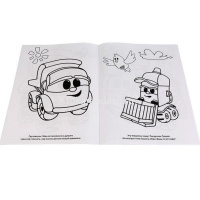 Раскраска "Веселые друзья. Грузовичок Лева" 16стр. 9785506022459 от магазина "Карандаш"