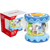 Музыкальная игрушка "Барабан" 10,5х10см пластик (звук) 1766146/HE0701 от магазина "Карандаш"