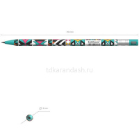 Карандаш цанговый 2,0мм "ColorTouch. Ornament" HB с точилкой, пластик 50836 от магазина "Карандаш"