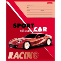 Тетрадь А5 18л клетка "Гонки" на скобе 5 дизайнов 18Т5В1/012318 от магазина "Карандаш"