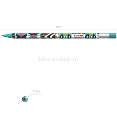 Карандаш цанговый 2,0мм "ColorTouch. Ornament" HB с точилкой, пластик 50836 от магазина "Карандаш"