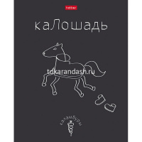 Тетрадь А5 48л клетка "Каламбуры" на скобе матовая ламинация 5 дизайнов 48Т5лВ1/089925 от магазина "Карандаш"