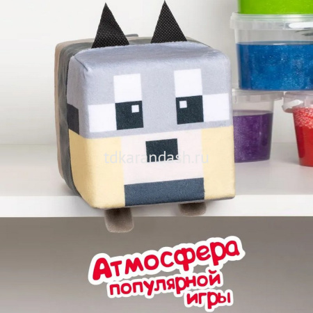 Волк 18см "Minecraft" MAVO1 от магазина "Карандаш"