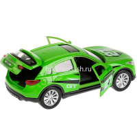 Картинка Машина "Infiniti QX70. Спорт" зеленая, инерционная, металл 12см (свет, звук, открывающиеся двери) от магазина "Карандаш" Машина "Infiniti QX70. Спорт" зеленая, инерционная, металл 12см (свет, звук, открывающиеся двери) от магазина "Карандаш"