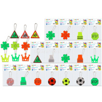 Брелок светоотражающий 4-7см фигурный, ассорти M-7208 от магазина "Карандаш"