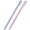 Ручка гелевая "Super Slim. Zefir" 0,28мм черная, корпус Soft Touch, 2 цвета 20-0396