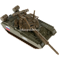 Танк Т-90 хаки, инерционный, металл 12см (вращается башня) SB-16-19-T90-G-WB.19 от магазина "Карандаш"