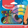 Набор цветного мела для асфальта 6шт "Color'Peps" картонная упаковка 936010
