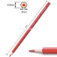 Карандаши 24 цвета шестигранные дерево, в тубусе-подставке 9801-24 от магазина "Карандаш"