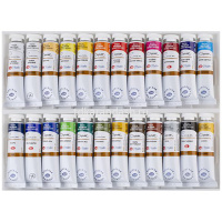 Картинка Краски масляные 24 цвета 18мл кюветы Сонет 26412522 от магазина "Карандаш" Краски масляные 24 цвета 18мл кюветы Сонет 26412522 от магазина "Карандаш"