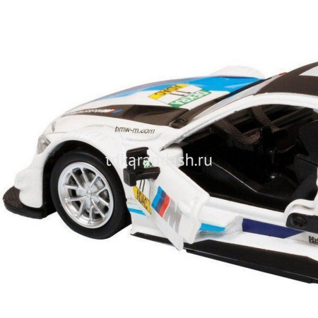 Машина "BMW M4" белая, инерционная, металл 17,5см (свет, звук, откр.двери) JB1251210 от магазина "Карандаш"