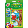 Пластилиновая аппликация "Белочка" (пластилин 6шт, формочки, стек) 25С 1555-08
