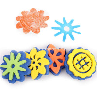 Набор штампов 8шт диаметр 6см, поролон Y7954-18 от магазина "Карандаш"