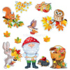 Набор оформительский Осенний лес 40х23см 88.967