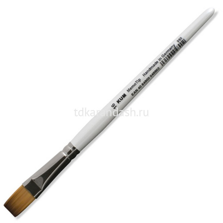 Кисть синтетика плоская №16 короткая ручка (511.55.11) K-MBF 16