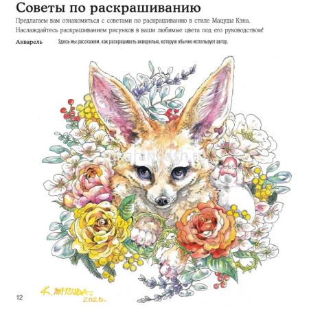 Раскраска-скетчбук "Волшебный мир Кэна Мацуды. Мир поразительных существ" 96стр. 978-5-00141-414-8 от магазина "Карандаш"