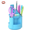 Набор настольный "Mini Desk. Pastel" 18,5х10,5х24см 8 предметов, вращающийся, пластик,голубой 53233