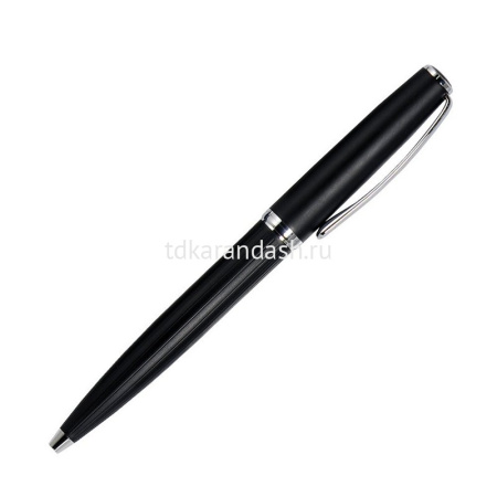 Ручка РШ "Opera" черный матовый, отделка черный хром 15BP1610-010B/box