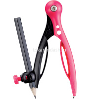 Циркуль "Козья ножка" + карандаш, пластик, в блистере, 2 цвета 018111 от магазина "Карандаш"