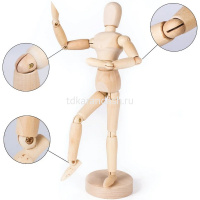 Модель Фигура человека манекен 20см, дерево Y10720-24 от магазина "Карандаш"