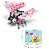 Конструктор 3D "Насекомые" количество деталей 26-40, 7х7х4,5см пластик, ассорти 9102/11313-24 от магазина "Карандаш"