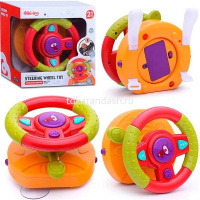 Руль музыкальный 14х10см пластик (свет, звук) LT335131 от магазина "Карандаш"