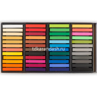 Пастель 48 цветов мягкая, прямоугольная VAFP-48 от магазина "Карандаш"