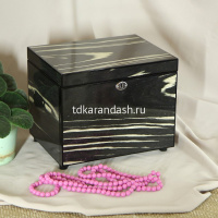 Шкатулка ювелирная 26х20х22см МДФ, дерево ценных пород RY-BB-236-NAT от магазина "Карандаш"