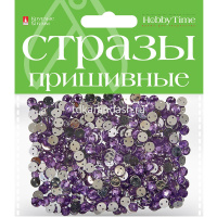 Стразы пришивные "Круглые" 6мм 10цв 2-339/01 от магазина "Карандаш"