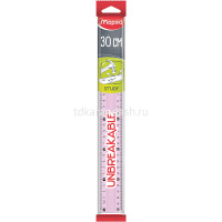 Линейка 30см "Study" суперпрочная, прозрачная, пластик, 2 цвета 245610 от магазина "Карандаш"