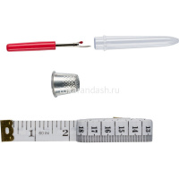 Набор инструментов для шитья (сантиметр, наперсток, вспарыватель) SS-020 от магазина "Карандаш"