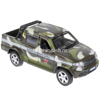 Картинка Машина "UAZ Pickup Военный" хаки, инерционная, металл 12см (открывающиеся двери) PICKUP-MIL от магазина "Карандаш" Машина "UAZ Pickup Военный" хаки, инерционная, металл 12см (открывающиеся двери) PICKUP-MIL от магазина "Карандаш"