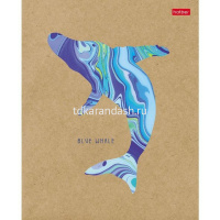 Тетрадь А5 96л клетка "Ebru animals" на скобе крафт-обложка 5 дизайнов 96Т5В1/063292 от магазина "Карандаш"