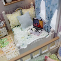 Конструктор "Румбокс. Кукольный домик" 17х14х12,5см 2 этажа (пластик, дерево, свет) SG2294 от магазина "Карандаш"