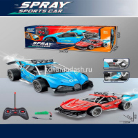 Машина р/у "Гонка" 22х13х7см с аккумулятором, пластик (свет, пар) LT386518 от магазина "Карандаш"