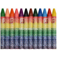 Мелки восковые 12 цветов на масляной основе"Фантазия" 25С 1520-08 от магазина "Карандаш"