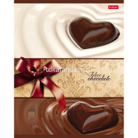 Тетрадь А5 96л клетка "Шоколад" на скобе 96Т5B1/038247 от магазина "Карандаш"