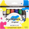 Краски акриловые 6 цветов 22мл "Starter set" System 3 129100005