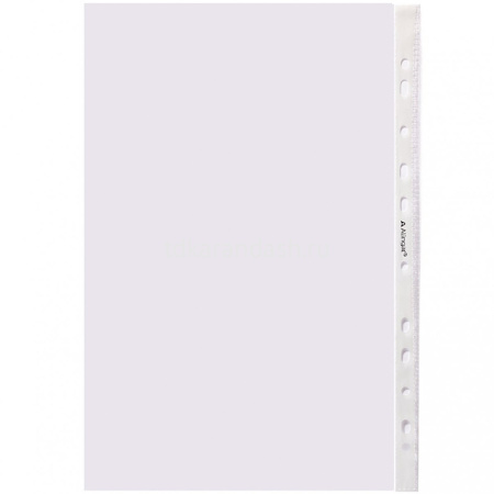 Набор перфофайлов "Alingar" А4+ 60мкм глянцевый 100шт/уп AL11155-60 от магазина "Карандаш"