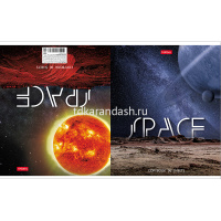 Тетрадь А5 96л клетка "Ассорти" на скобе двойная обложка, 5 дизайнов 96Тд5В1/055332 от магазина "Карандаш"