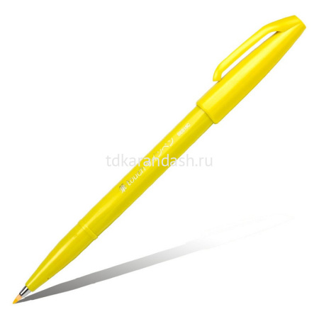 Фломастер-кисть "Brush Sign Pen" желтый SES15C-G