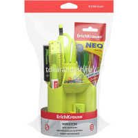 Набор настольный "Mini Desk. Neon Solid" 18,5х10,5х24см 13 предметов, вращающийся, пластик, желтый от магазина "Карандаш"