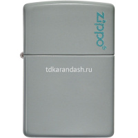 Зажигалка "Classic. Flat Grey " 38x13x57мм латунь/сталь, серая, глянцевая 49452ZL от магазина "Карандаш"