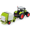 Трактор с прицепом и поддоном инерционный на батарейках, пластик 18х9,5х12см (свет, звук) WY900L от магазина "Карандаш"