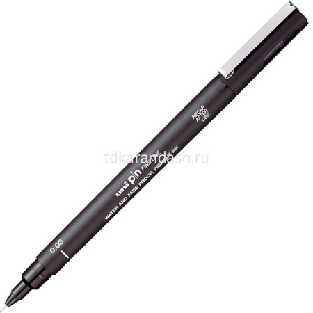 Ручка капиллярная "PIN003-200" 0,03мм черная 141527